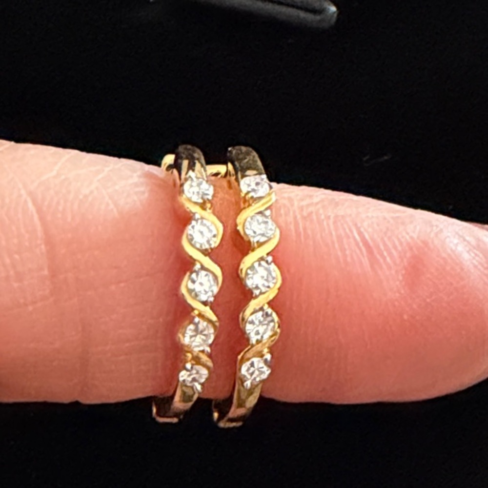 Elegant Huggie Earrings